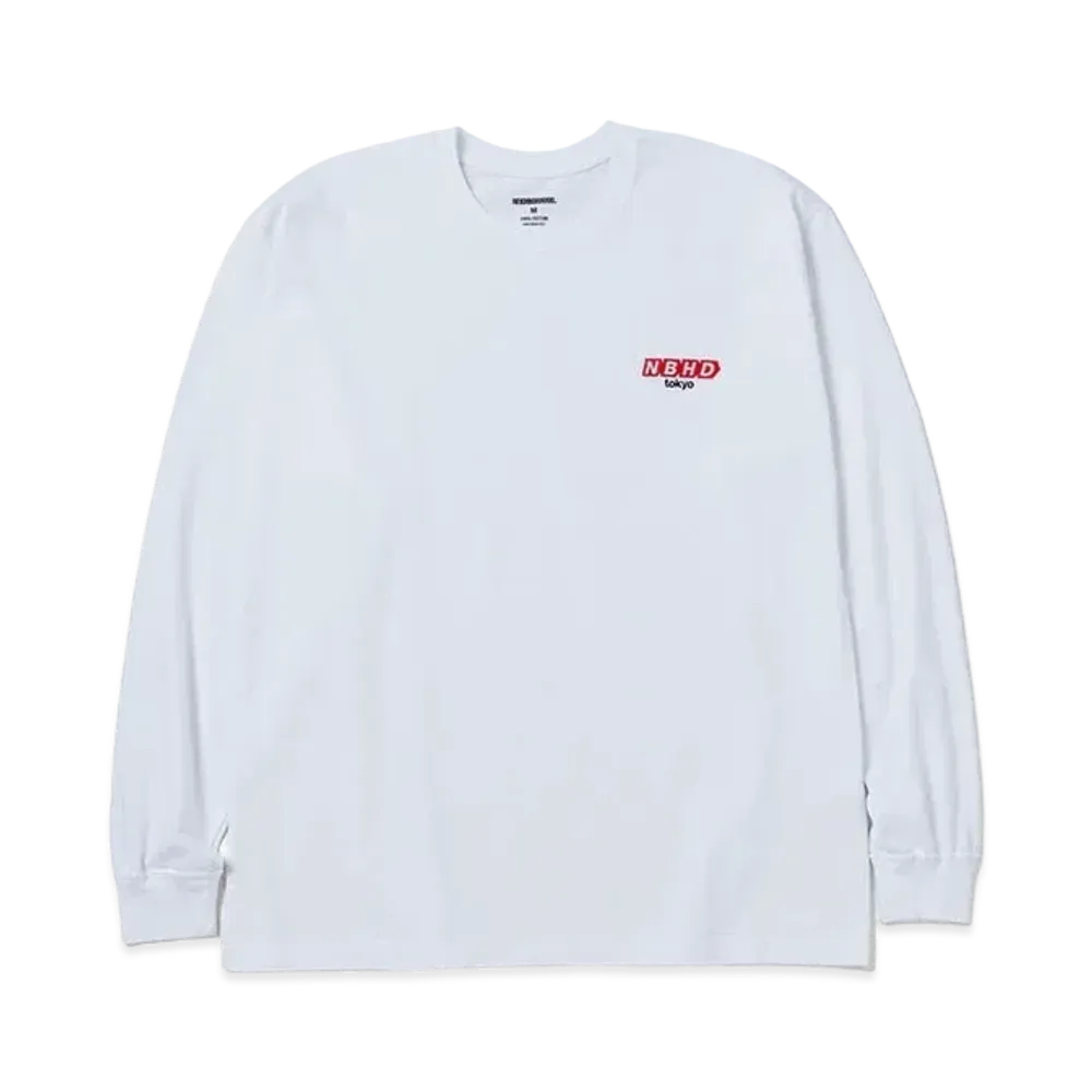 NEIGHBORHOOD NH . Tee LS-6 "White"