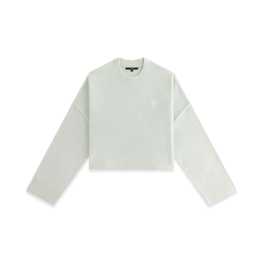 Kith Women Freja Cropped Sweater "Powder"