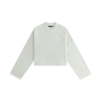 Kith Women Freja Cropped Sweater "Powder"