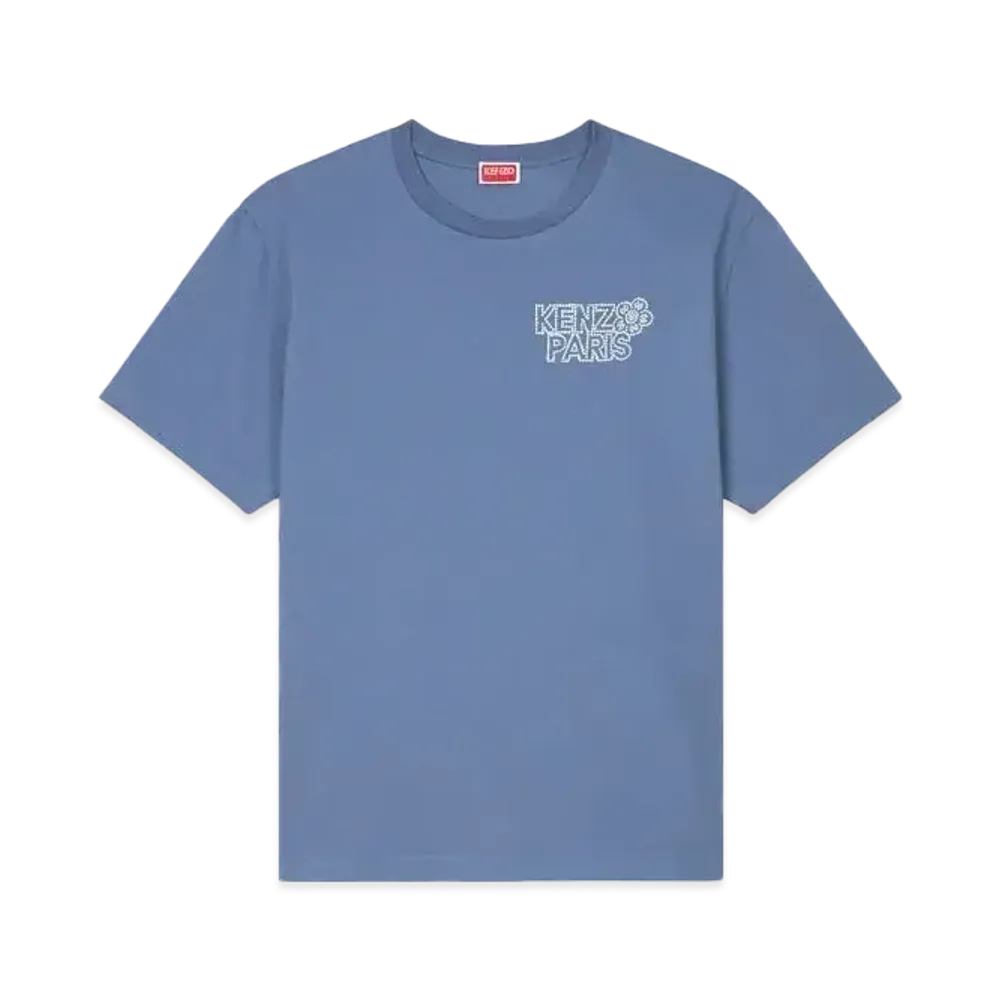 KENZO 'CONSTELLATION' Oversize Embroidery T-shirt "Blue"