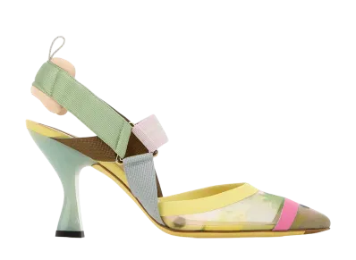 FENDI Women's Colibri Pumps Mesh "Multi Color"