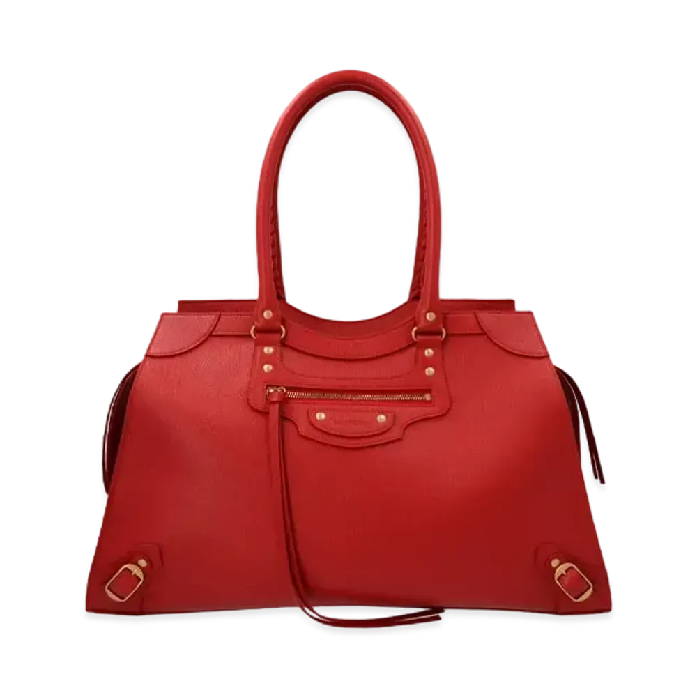 BALENCIAGA Neo Classic City Large Shopping Bag "Red"