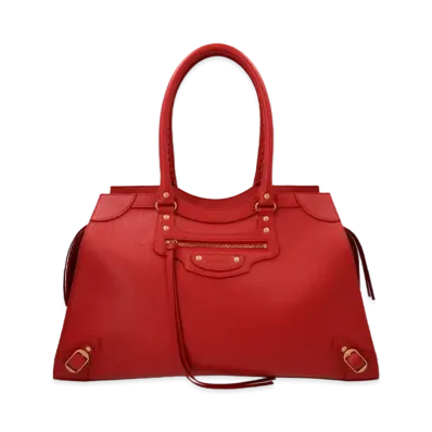 BALENCIAGA Neo Classic City Large Shopping Bag "Red"