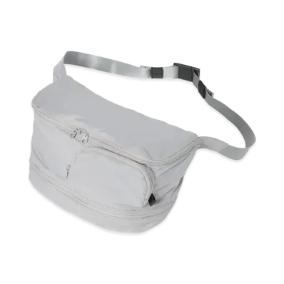 DAIWA PIER39 Tech Pertex Travel Expand Fanny Bag "Light Gray"