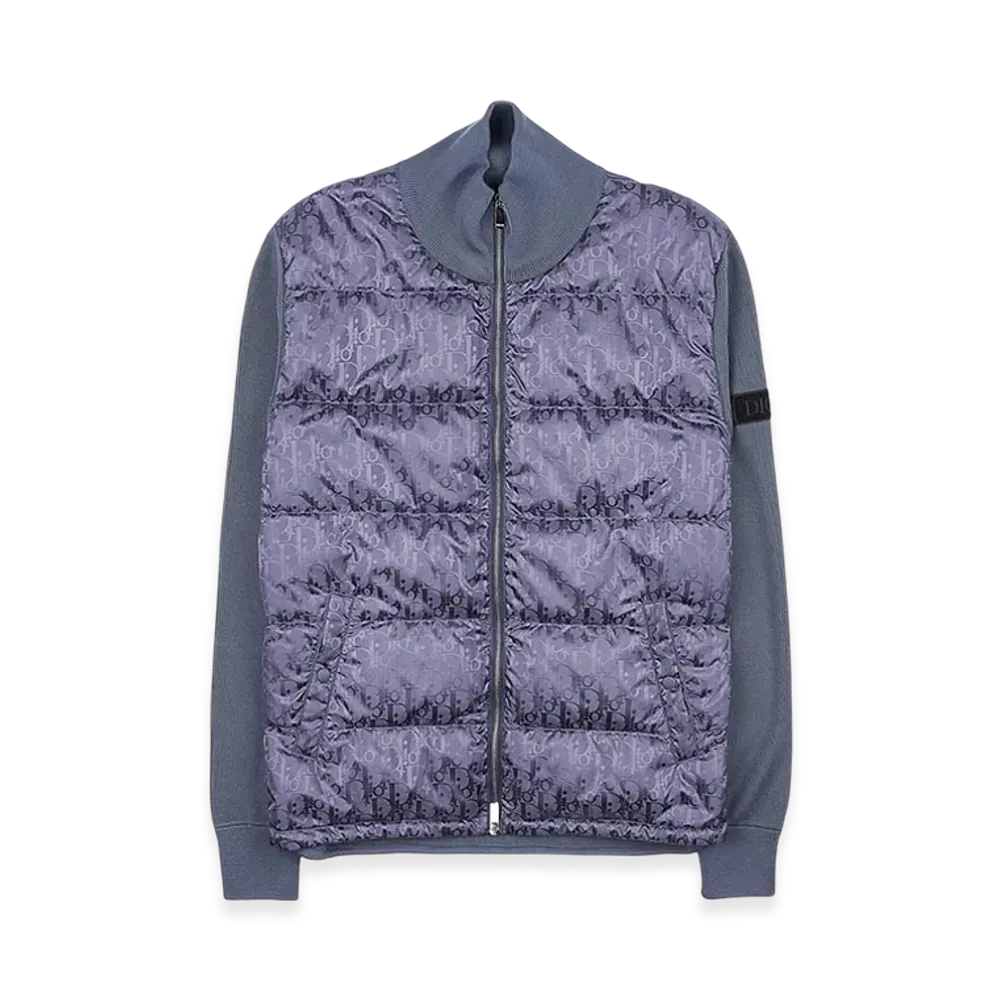 Dior Oblique Blouson Wool Knit "Anthracite Grey"
