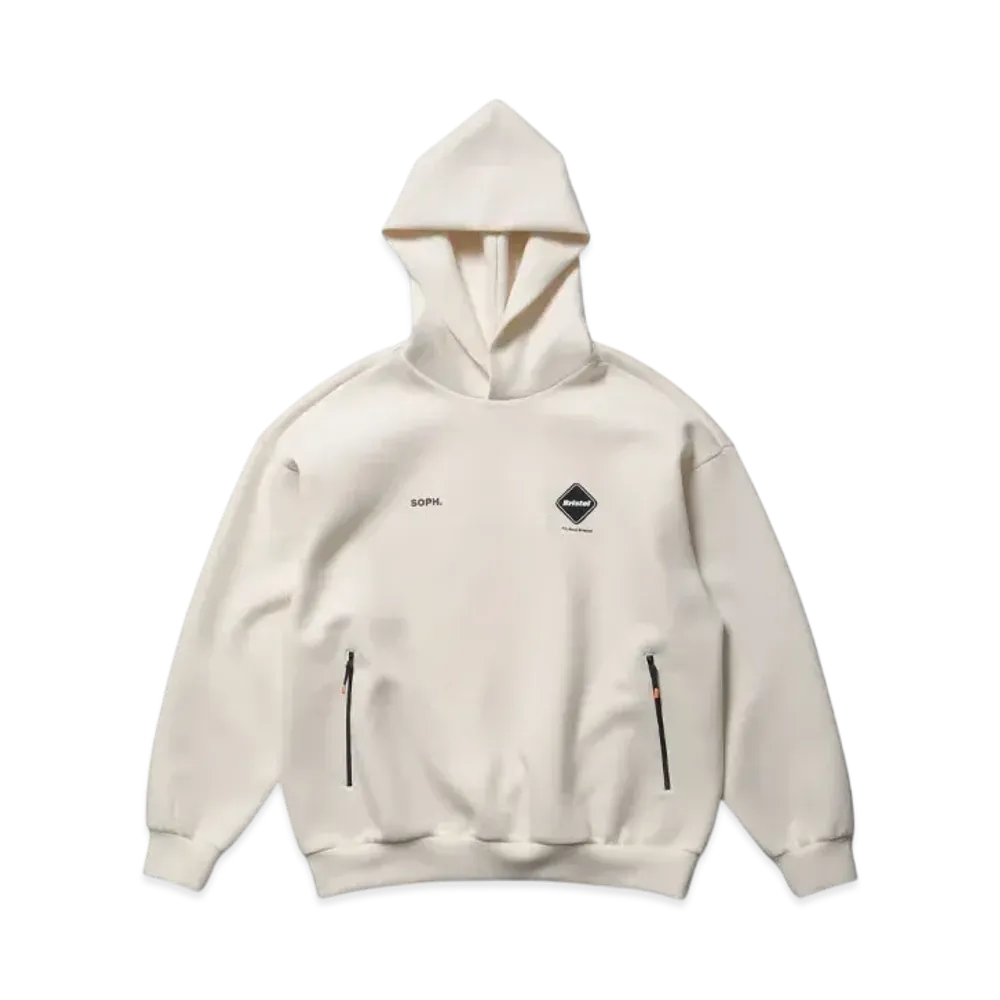 F.C.Real Bristol Tech Sweat Team Baggy Hoodie "Off White"
