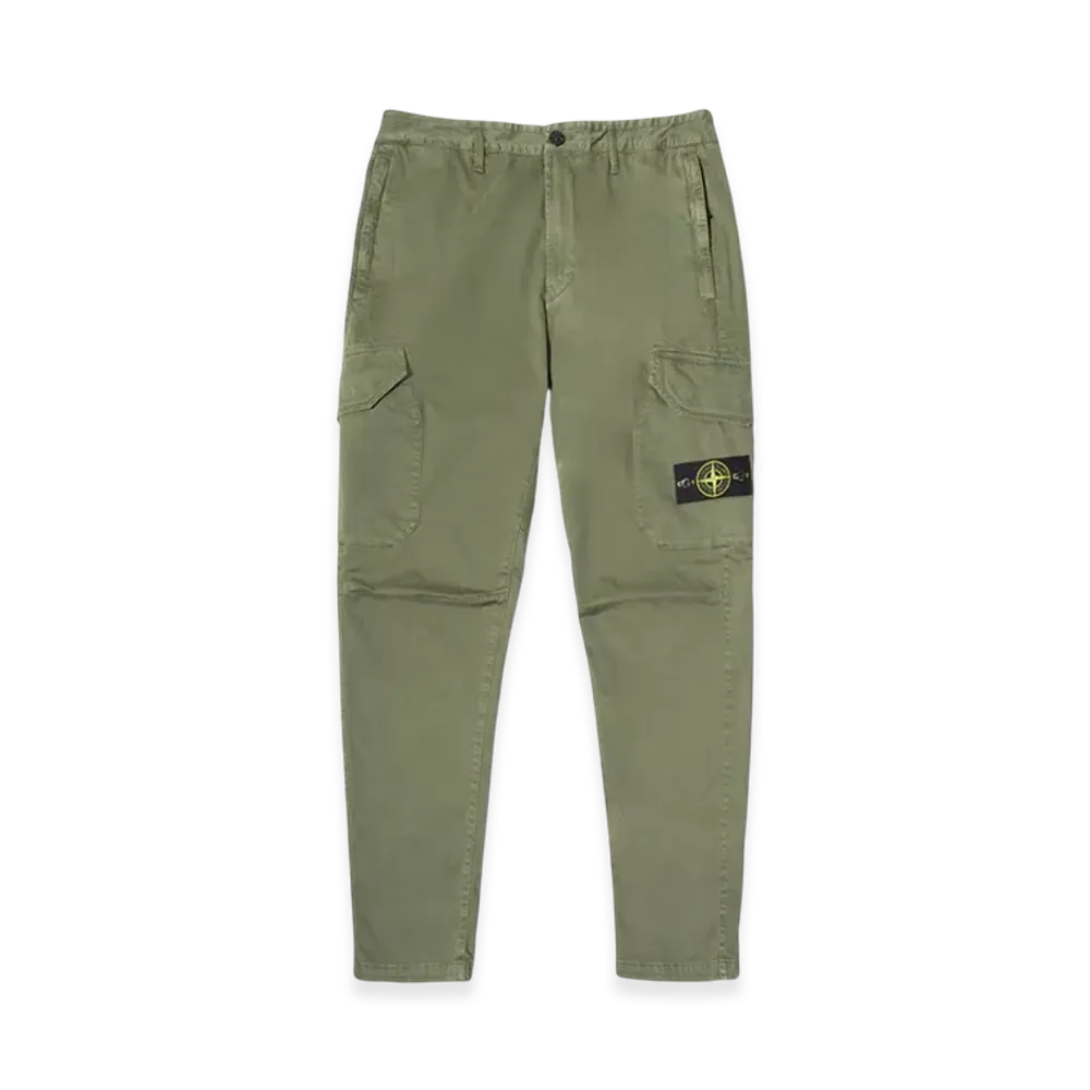 Stone Island 31304 Twill Cargo Pants - 20SS "Olive Green"