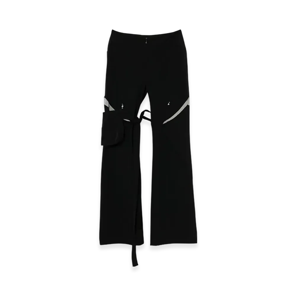 THEREDTHREAD G Tech Pouch Pants "Black"