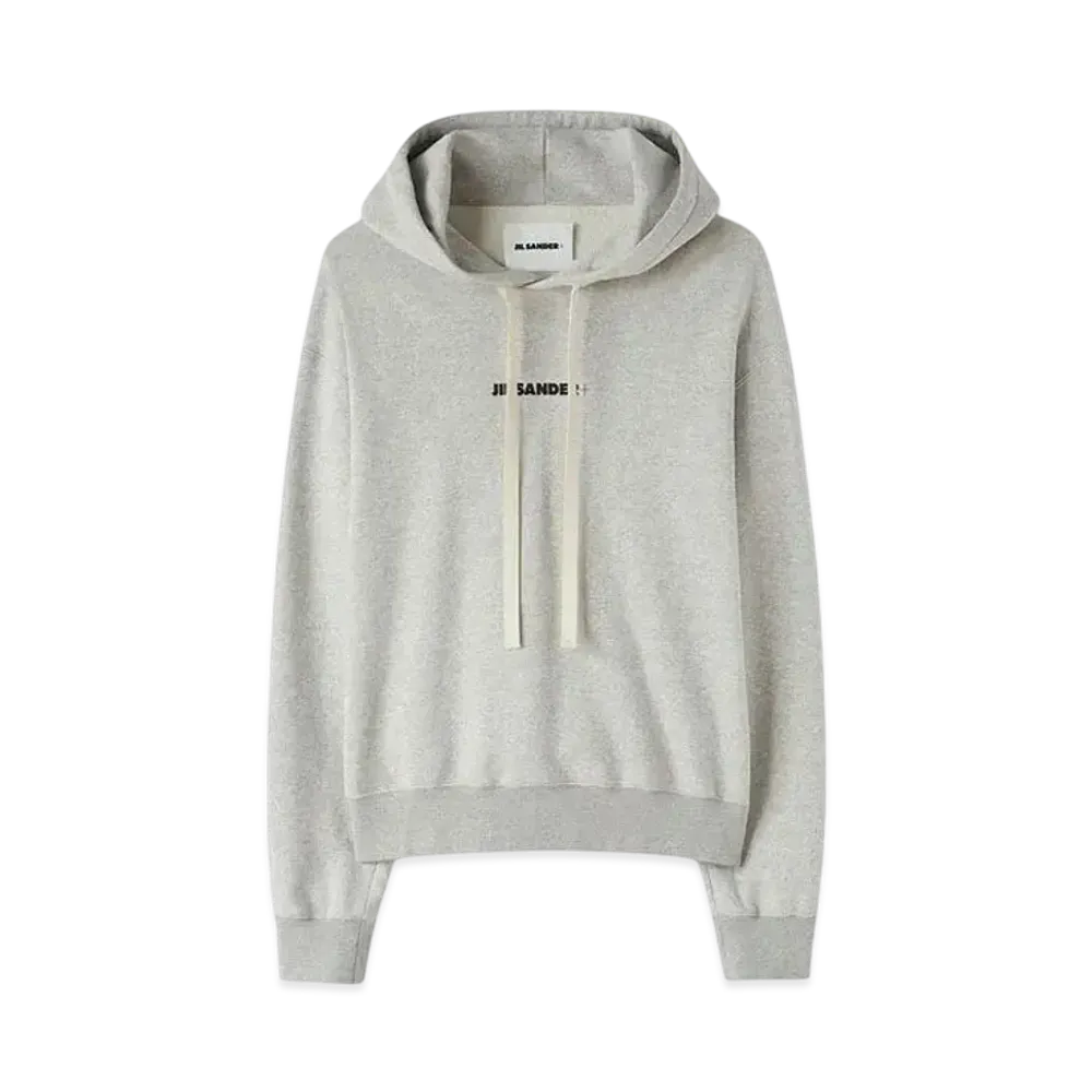 Jil Sander Men's Hooded Logo Sweatshirt "Powder Green"