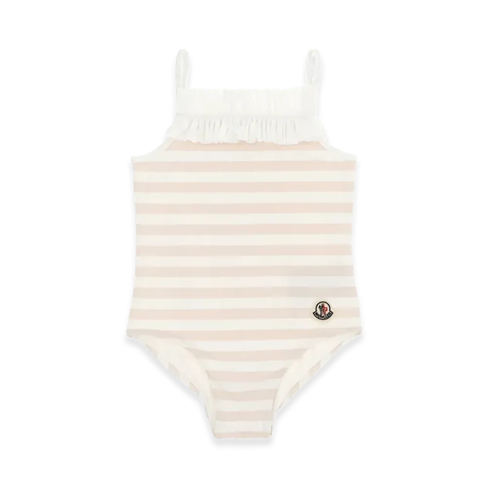 MONCLER Kids Beachwear "Pink/White"