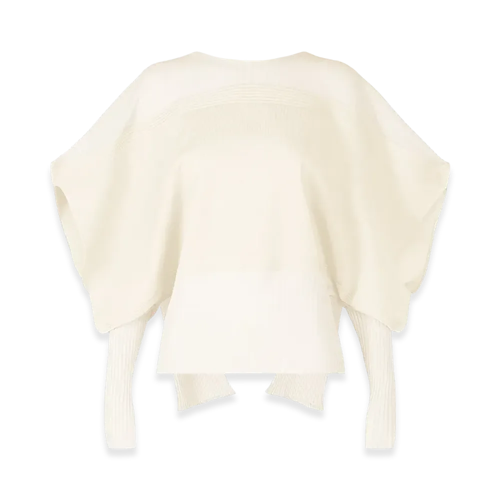 ISSEY MIYAKE Thin And Thick Knit "OffWhite"