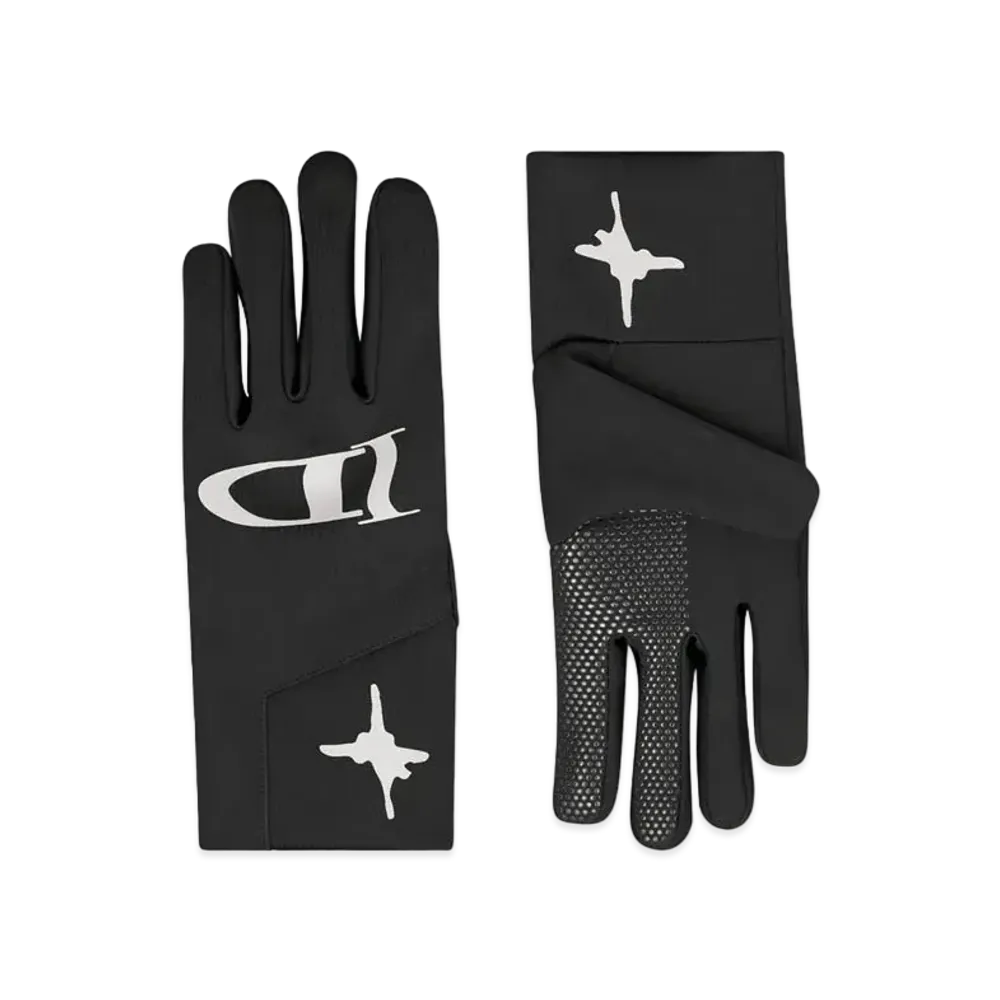 Dior x LEWIS HAMILTON Ski Gloves Technical Fabric "Black/White"
