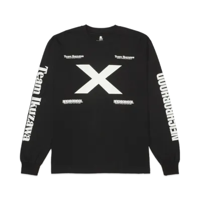 NEIGHBORHOOD x Team Ikuzawa Tee LS "Black"