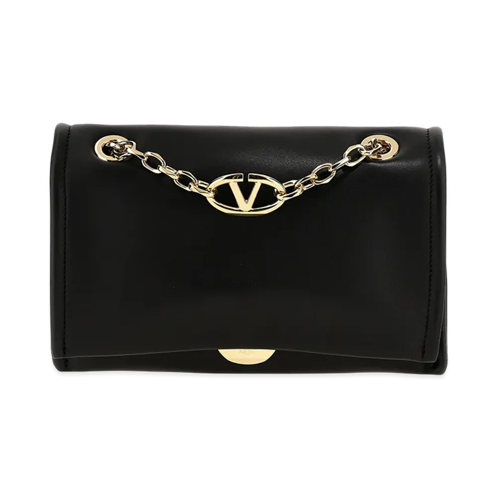 Valentino Garavani Women's 'vlogo Chain' Shoulder Bag "Black"