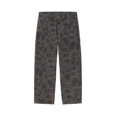 Carhartt WIP Duck Single Knee Pant "Camo Duck,Green/Graphite(Garment Dyed)"
