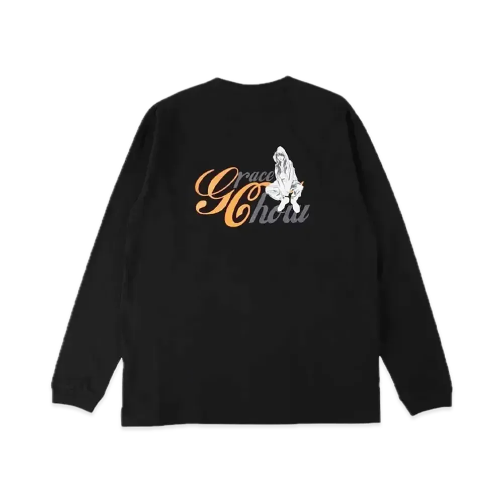 GRACECHOW x WIND AND SEA Sea LS Tee "Black"