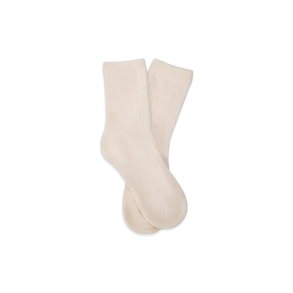 LOEWE x On Socks in Cotton "Ivory"