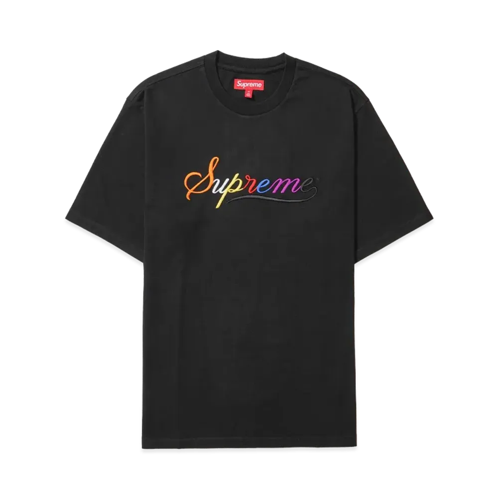 Supreme Cursive S/S Top "Black"