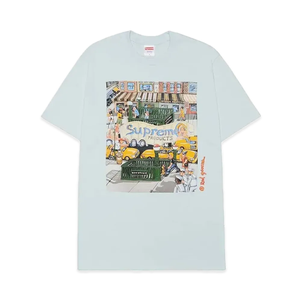 Supreme Manhattan Tee "Pale Blue"