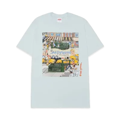 Supreme Manhattan Tee "Pale Blue"