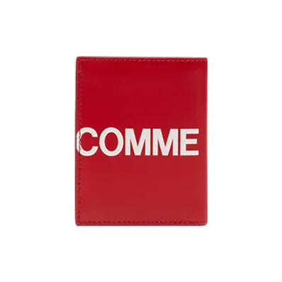COMME des GARCONS Wallet Huge Logo "Red"