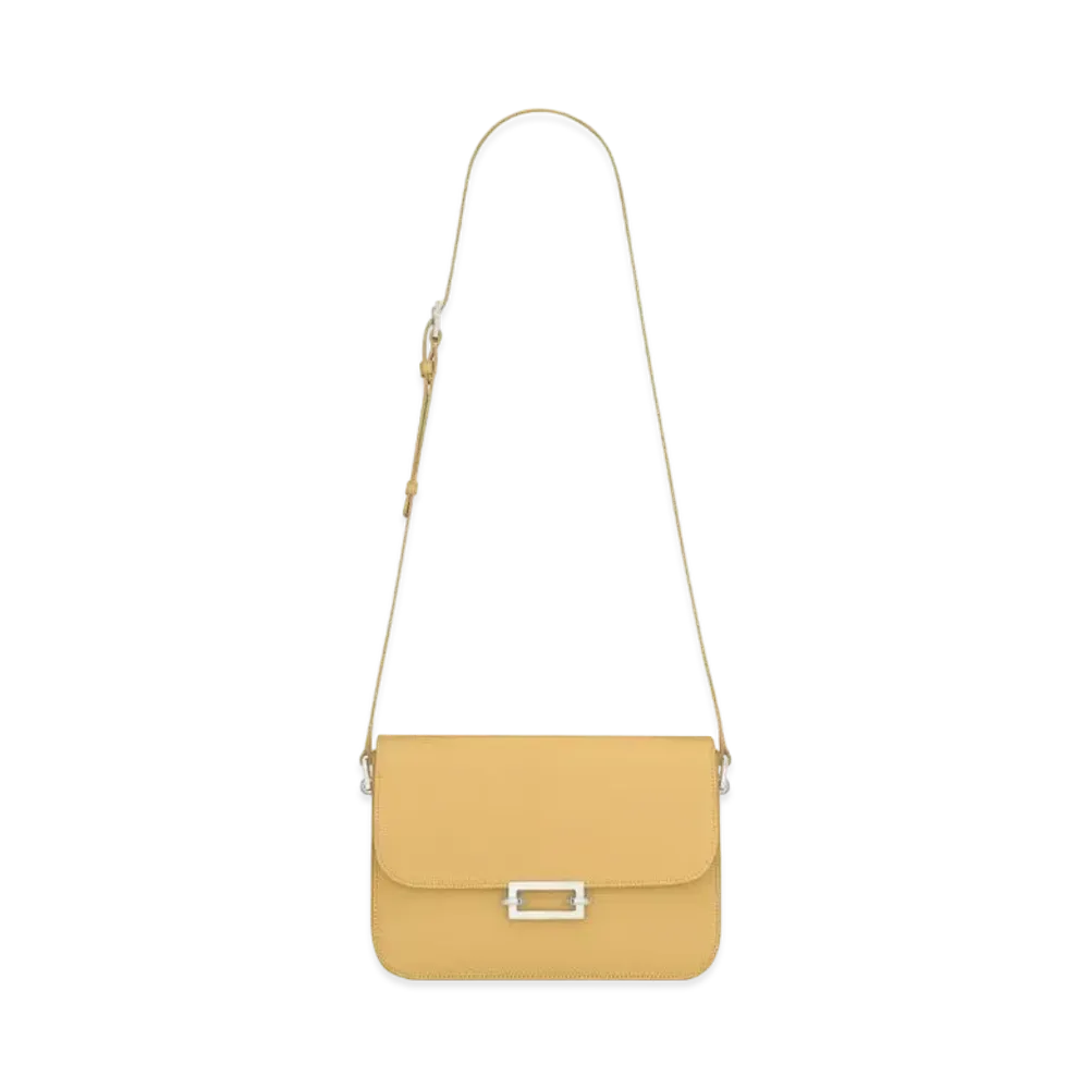 Saint Laurent Le Pave Satchel In Smooth Leather "Saffron"