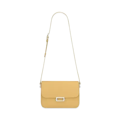 Saint Laurent Le Pave Satchel In Smooth Leather "Saffron"
