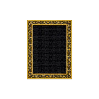 Versace I Love Baroque Beach Towel "Black"