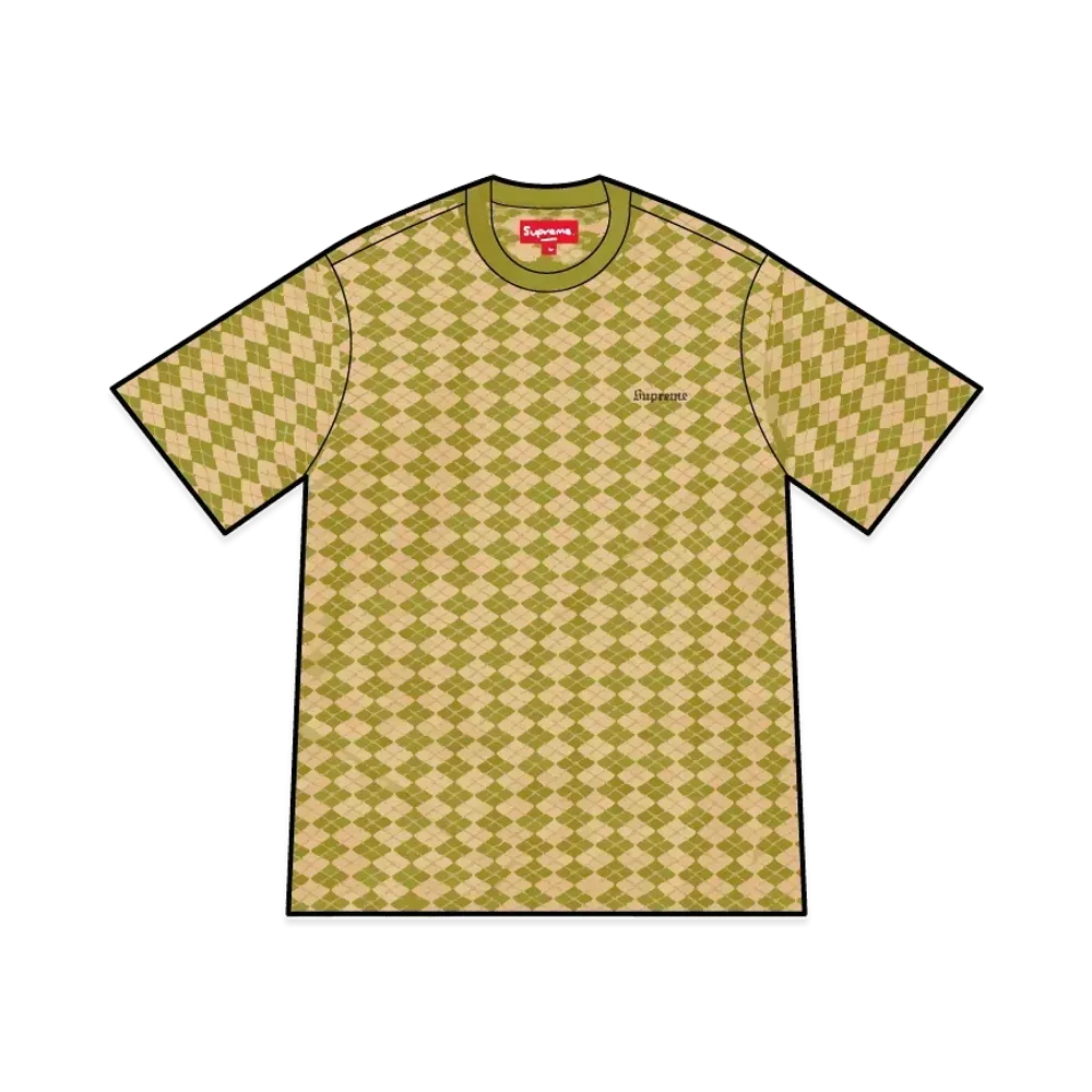 Supreme Diamond Jacquard S/S Top "Green"