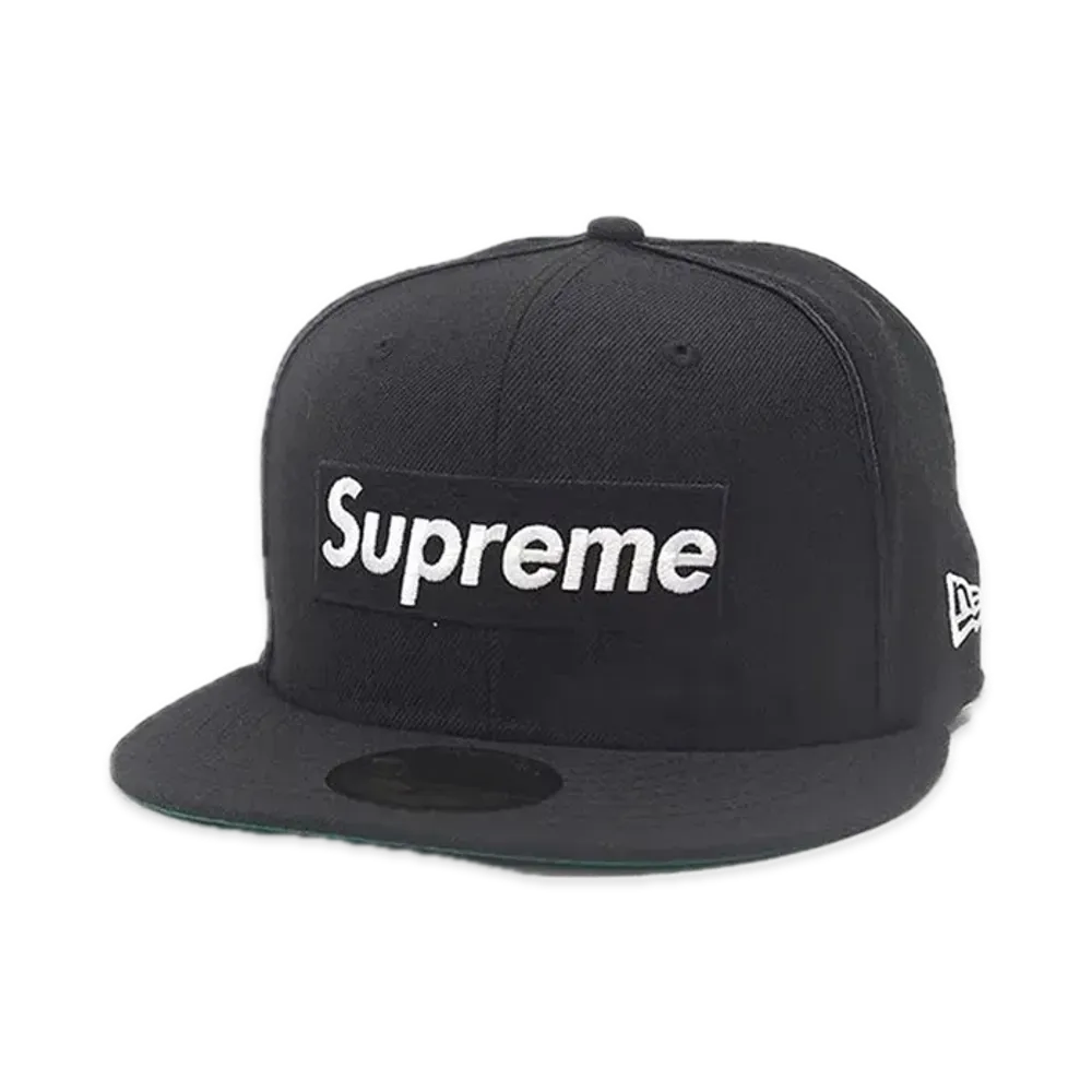 Supreme Box Logo Piping New Era "Black"
