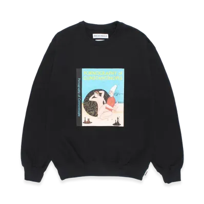 WACKO MARIA x The Phoenician Scheme Heavy Weight Sweat Shirt "Black"