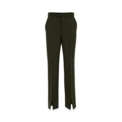 GUCCI Women's Wool Blend Pant "Green"