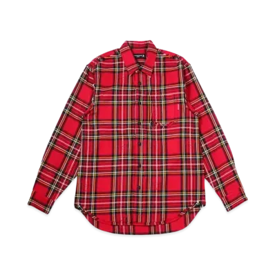 mastermind JAPAN Reversible Plaid Shirts "Red Tartan Plaid"
