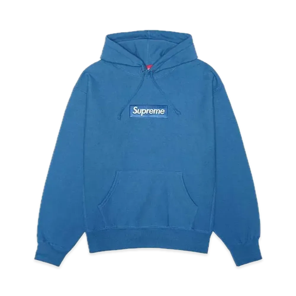 Supreme Box Logo Hooded Sweatshirt "Blue" (23FW)
