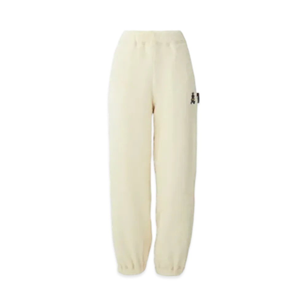 HYSTERIC GLAMOUR Burning Sounds Embroidered Sweatpants "White"