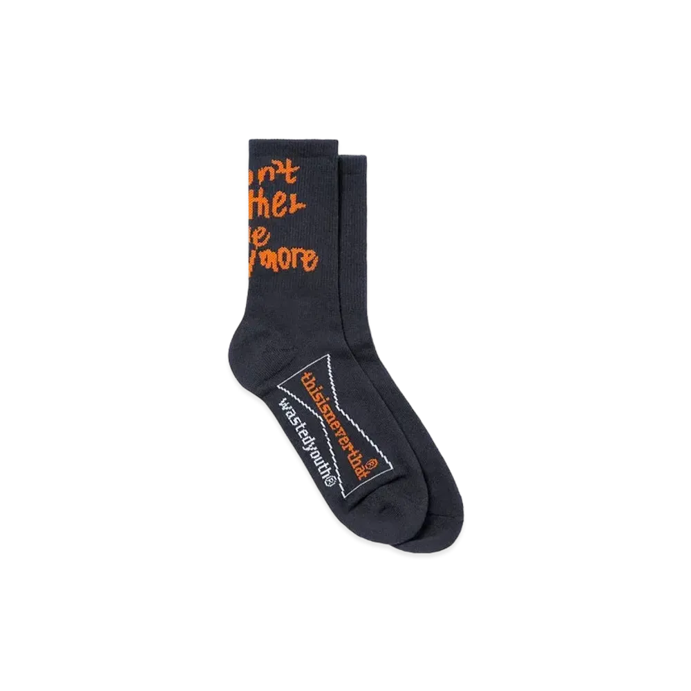 Wasted Youth x thisisneverthat SOCKS "Navy" / VERDY