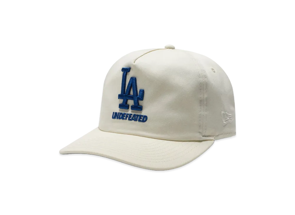 UNDEFEATED x NEW ERA x Los Angeles Dodgers Los Angeles Snapback "Beige"