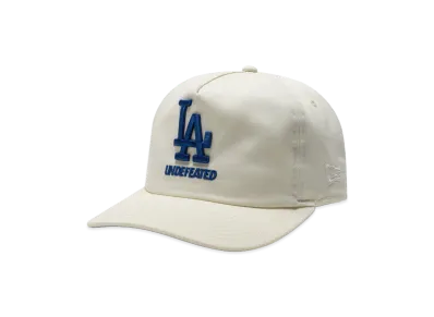 UNDEFEATED x NEW ERA x Los Angeles Dodgers Los Angeles Snapback "Beige"