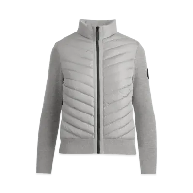 CANADA GOOSE HyBridge Knit Jacket Black Label "Silver Ore"