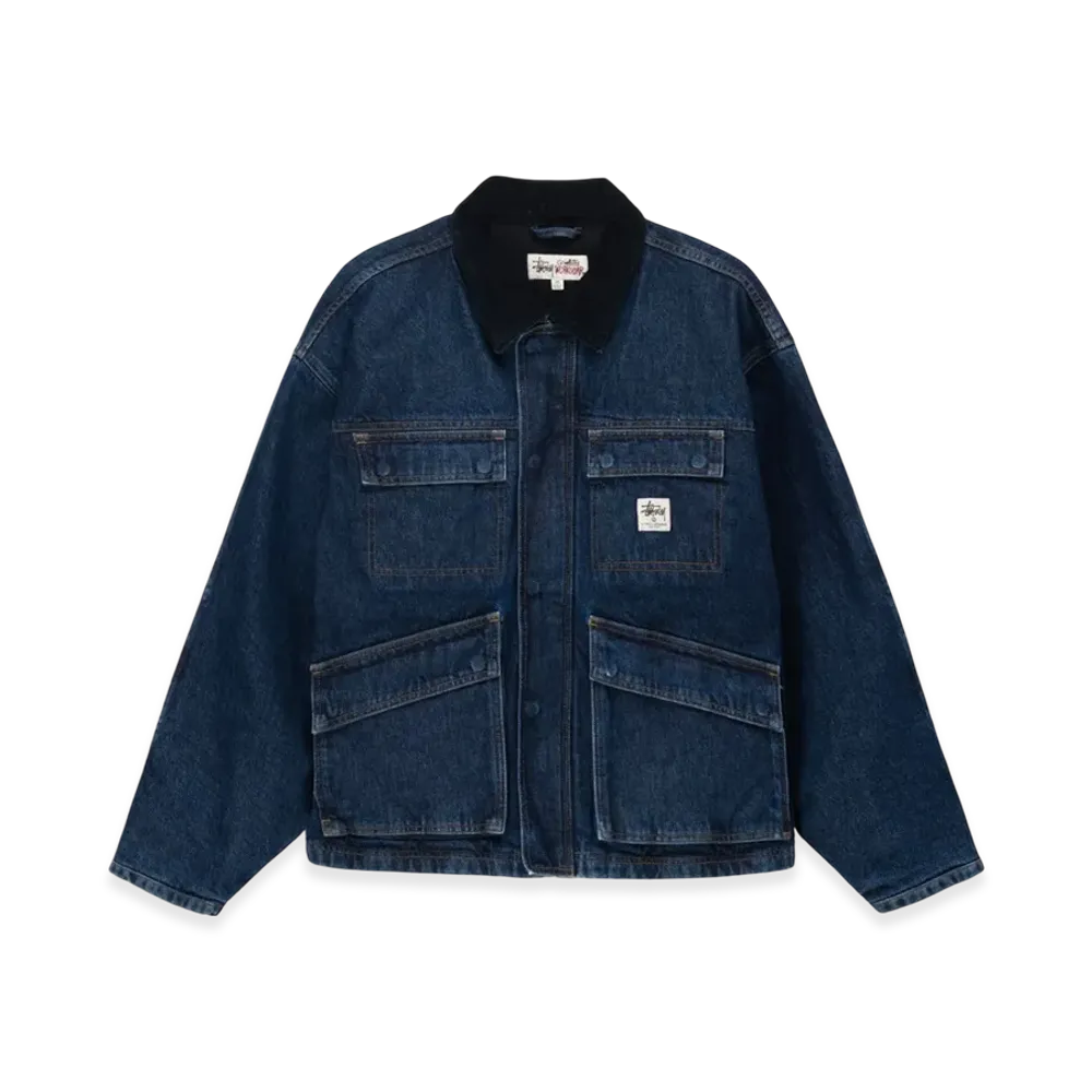 Stussy Washed Denim Shop Jacket "One Wash"