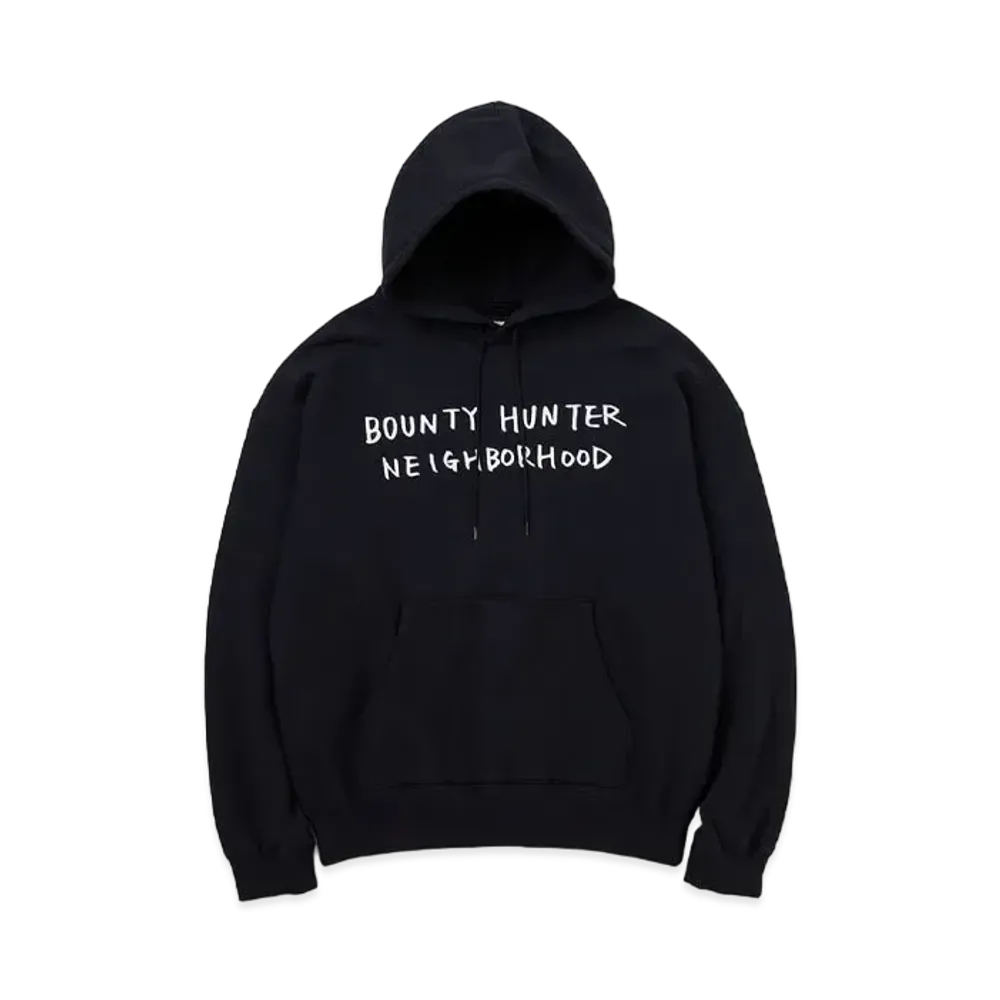 NEIGHBORHOOD x Bounty hunter . Hooded LS . CO "Black"