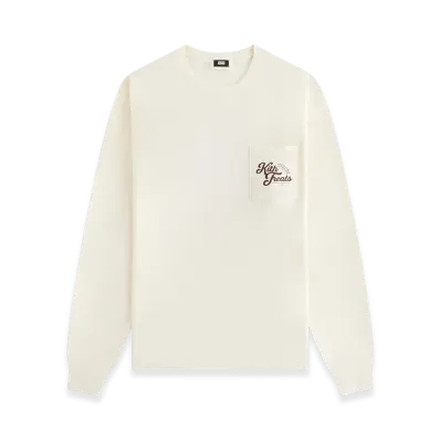 Kith Treats Croissant Long Sleeve Pocket Tee "Sandrift"