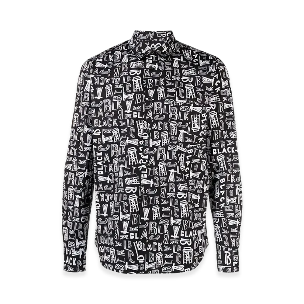 BLACK COMME des GARCONS Long Sleeve Shirt "Black"