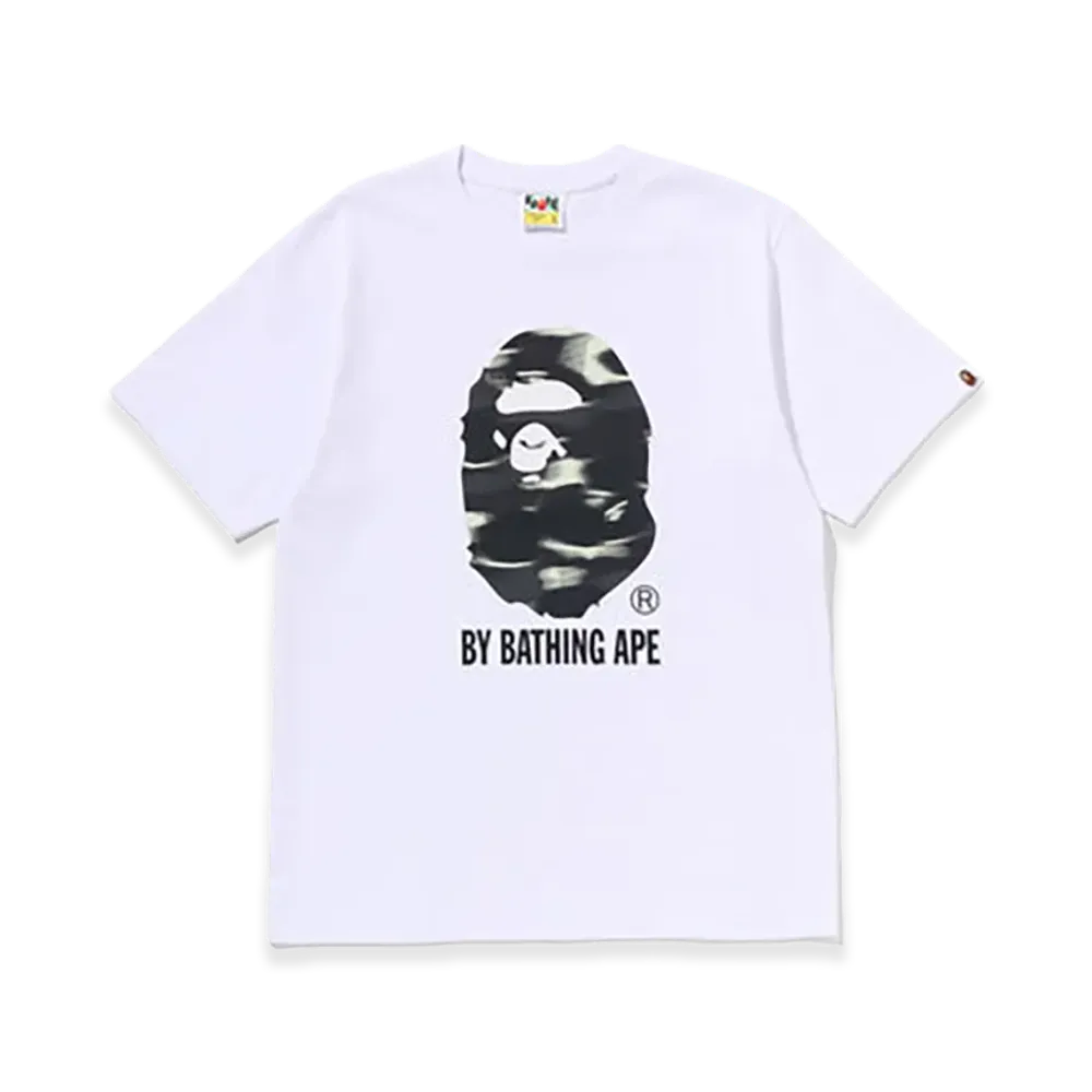 A BATHING APE Screen Camo By Bathing Ape Tee "White"