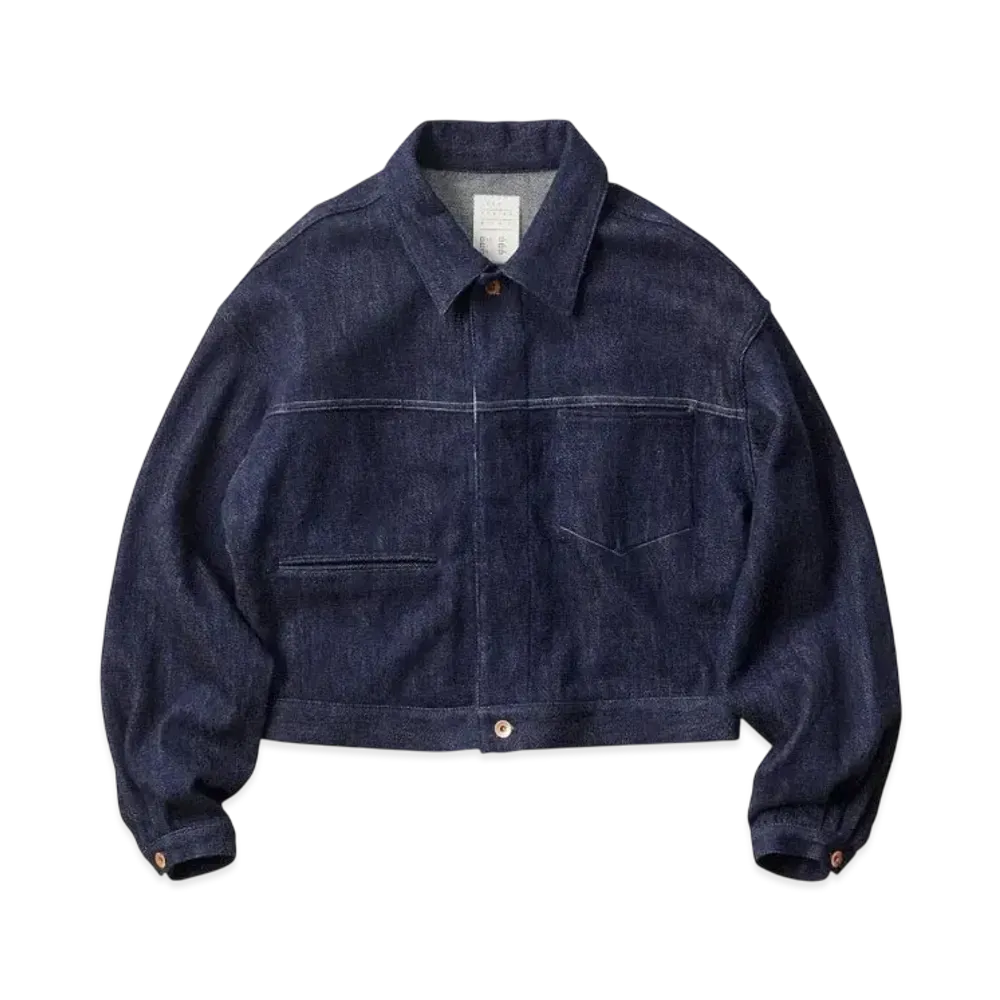 KURO Loose Denim Jacket "Indigo"