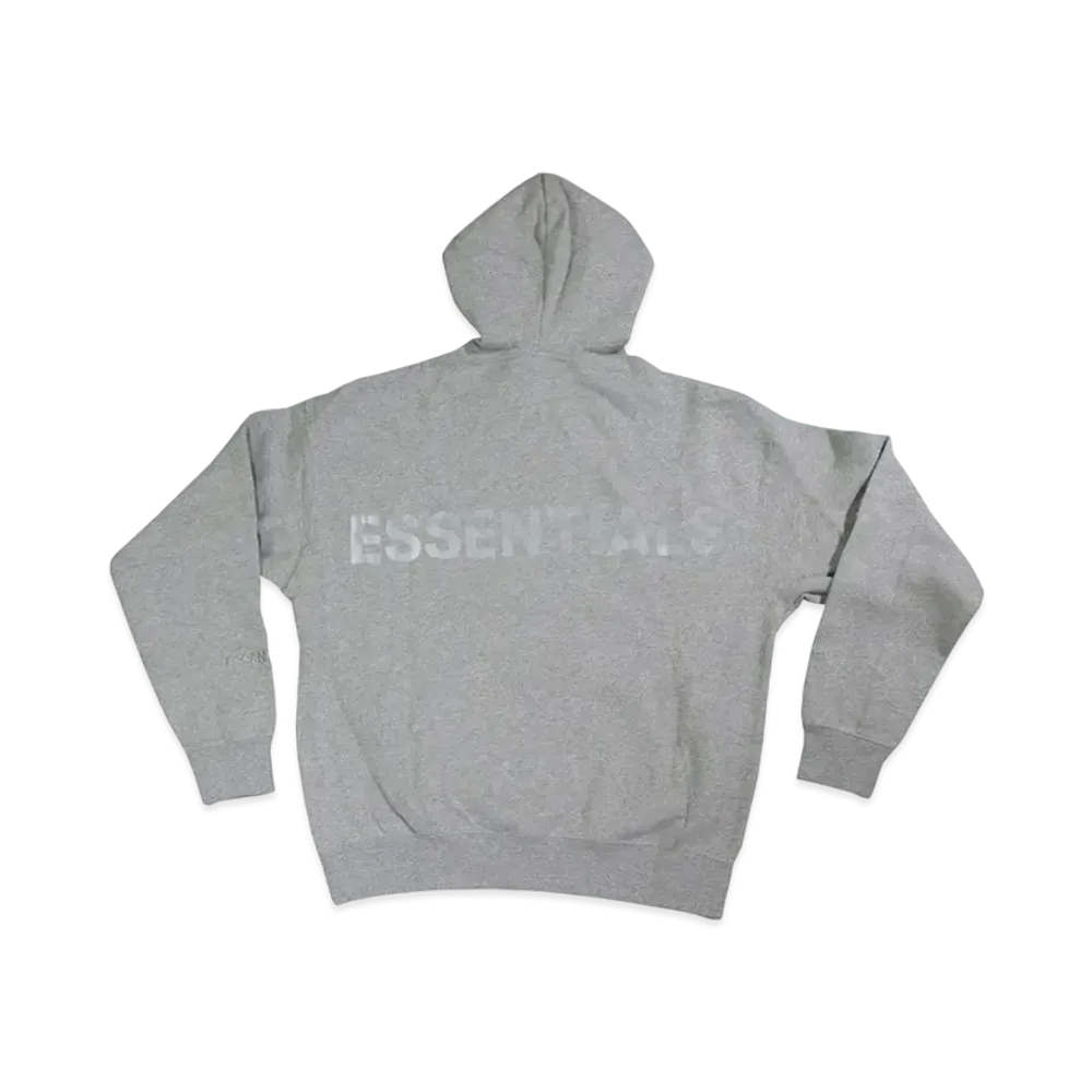 FEAR OF GOD ESSENTIALS 3M Logo Pullover Hoodie "Grey"