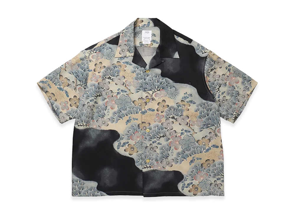 visvim Crosby Shirt S/S Jacquard (Silk) "Black"