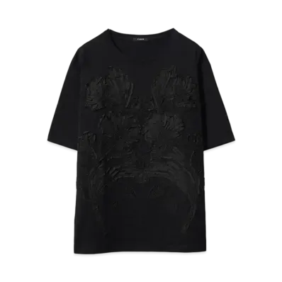 TAAKK EMBROIDERY T-SHIRTS "BLACK"
