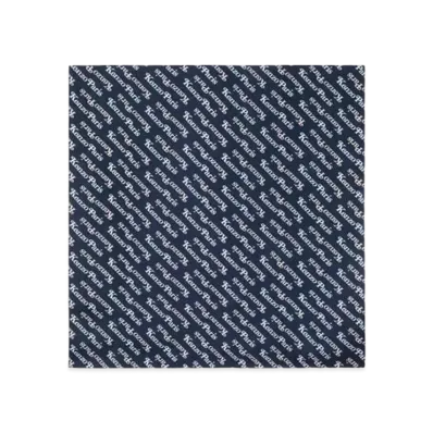 KENZO 'KENZOGRAM' Silk Square "Midnight Blue"