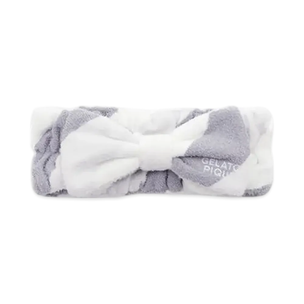 GELATO PIQUE Washable Smoothie Border Hairband "Navy"